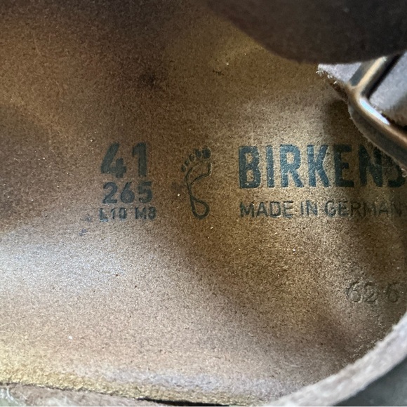 Birkenstock Yara oiled leather sandals in Havana brown sz 41 - Picture 6 of 7